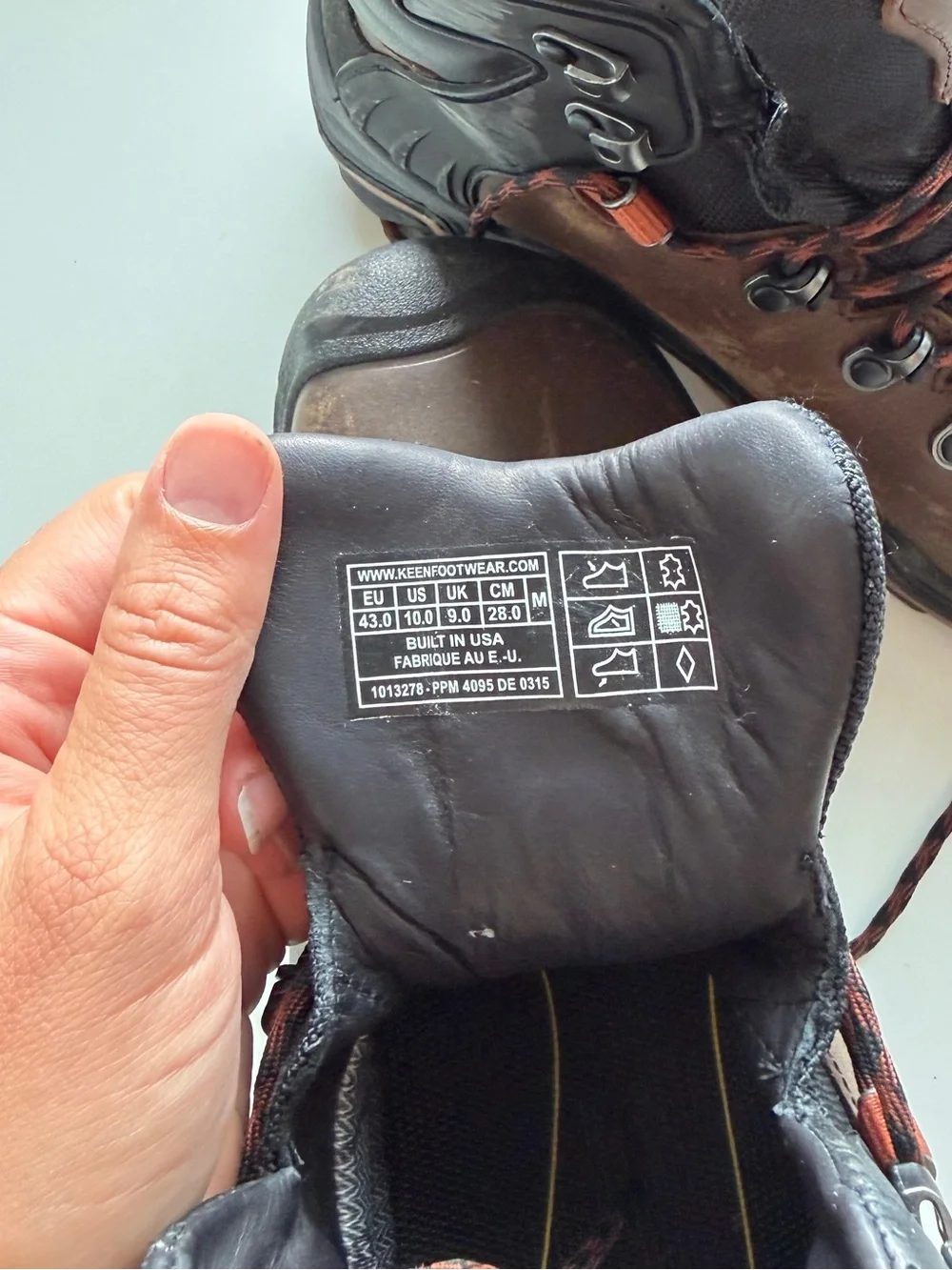 Keen rugged hiking